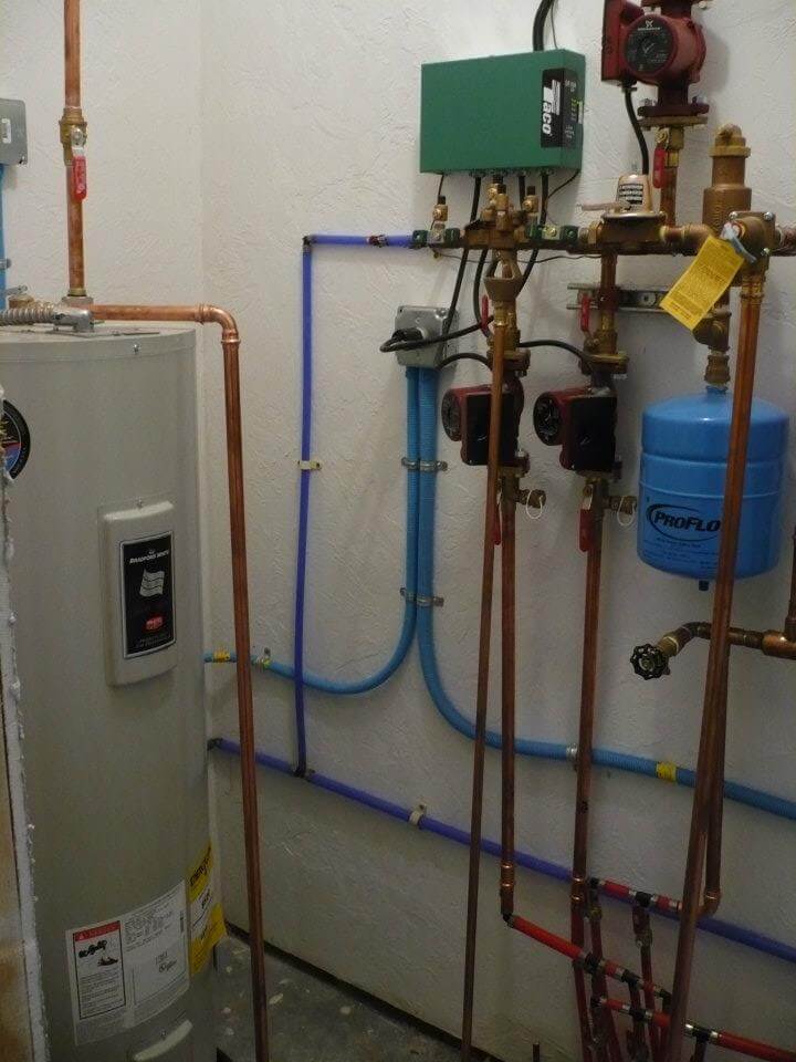 Electric radiant floor heating system installed for efficient home heating in Columbia Falls